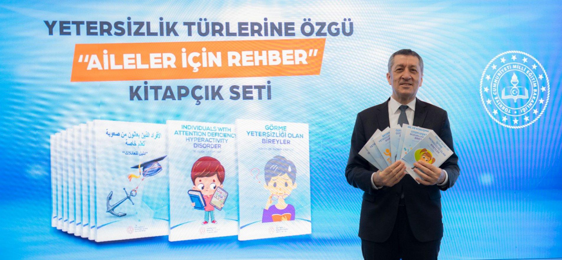 MINISTER SELÇUK INTRODUCES GUIDE BOOKLETS PREPARED FOR THE PARENTS OF STUDENTS WITH SPECIAL NEEDS