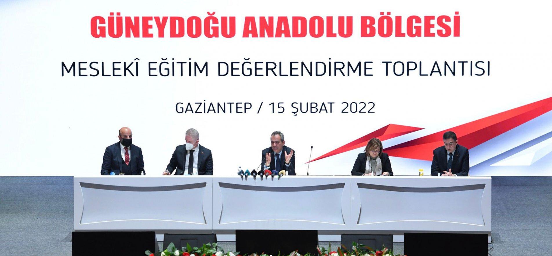 FIRST OF REGIONAL VOCATIONAL EDUCATION ASSESSMENT MEETINGS HELD IN GAZİANTEP