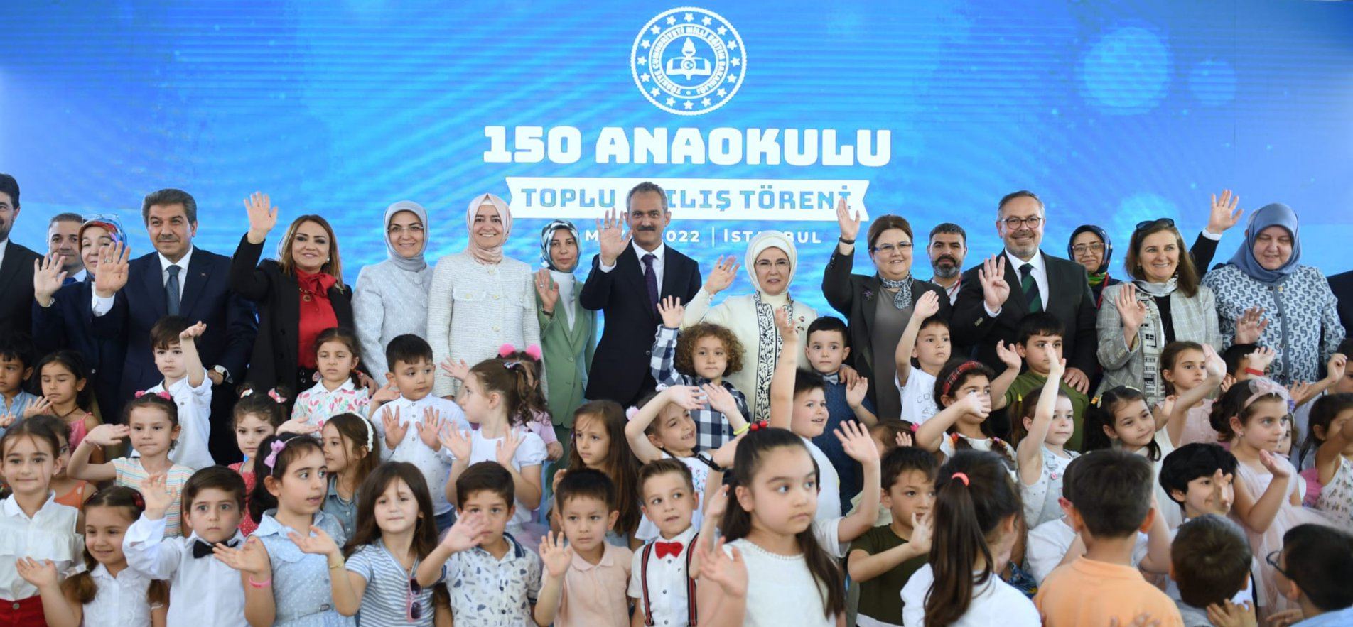 INAUGURATION CEREMONY OF 150 KINDERGARTENS HELD IN İSTANBUL