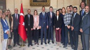 MINISTER ÖZER MET POST GRADUATE STUDENTS STUDYING IN PARIS WITH MEB SCHOLARSHIP PROGRAM