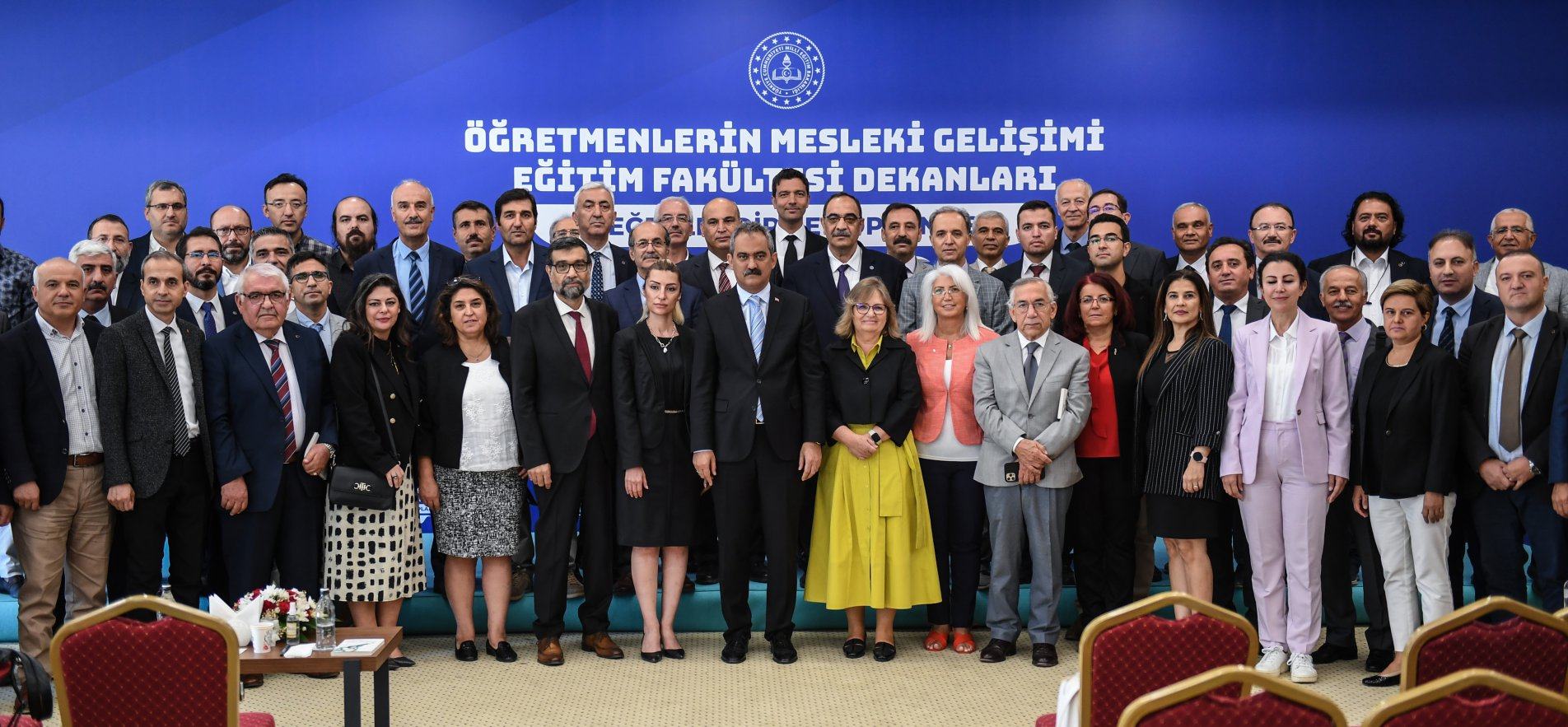 MINISTER ÖZER GOT TOGETHER WITH THE DEANS OF EDUCATION FACULTIES