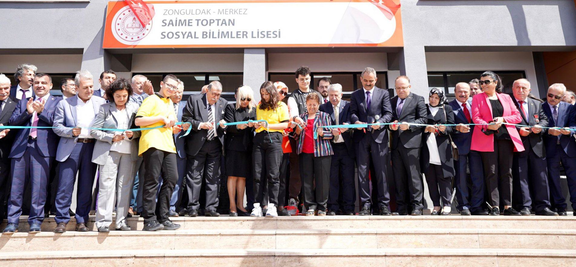 MINISTER ÖZER ATTENDED THE INAUGURATION OF SOCIAL SCIENCE HIGH SCHOOL IN ZONGULDAK