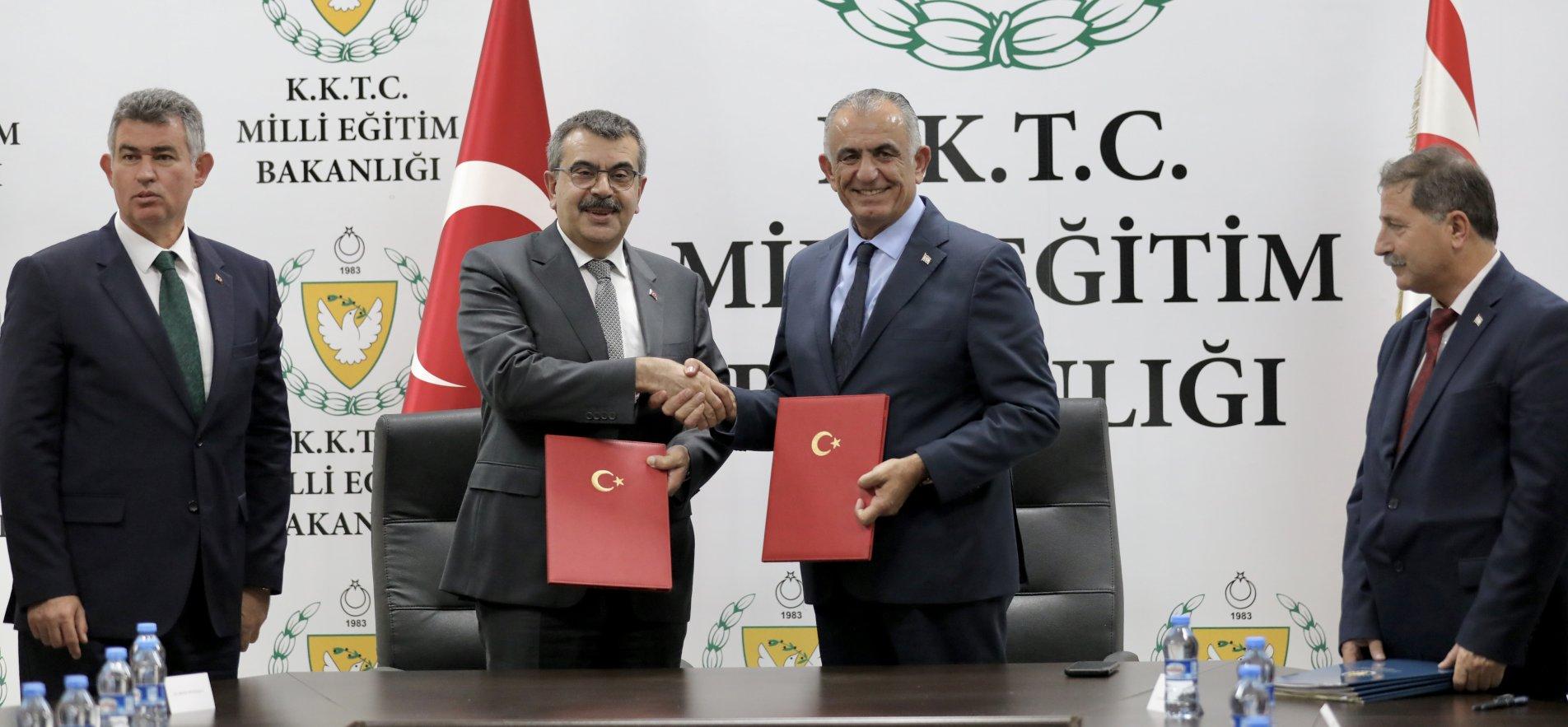 TÜRKİYE AND TRNC SIGNED A COOPERATION PROTOCOL IN THE FIELD OF EDUCATION